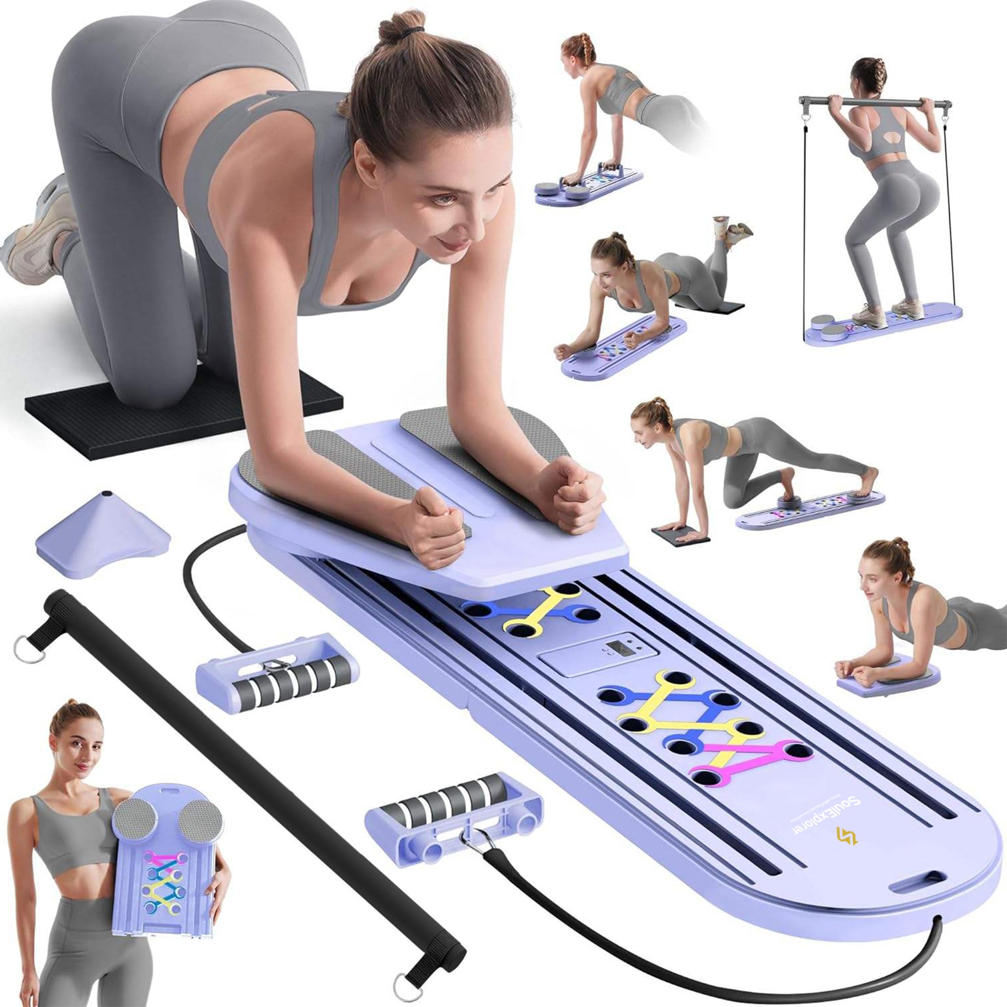 Pilates Board Best for Women Fitness & Exercise at Home | Soul Explorer